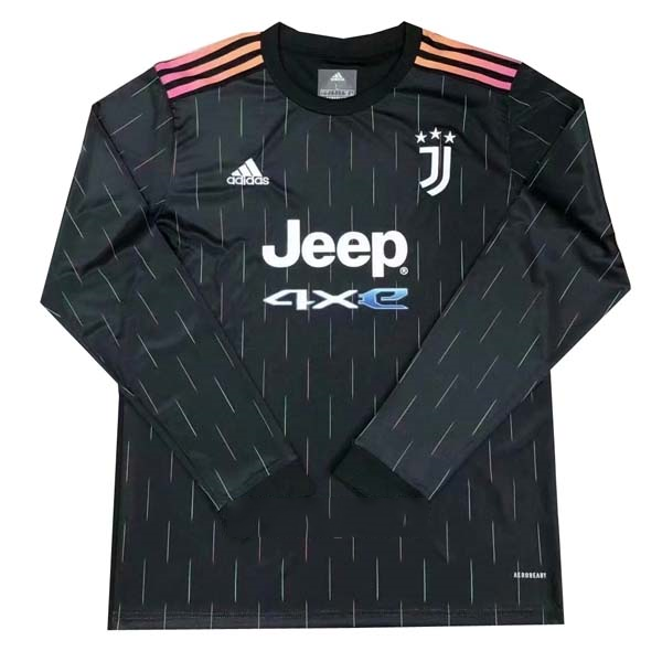 Thailande Maillot Juventus Exterieur ML 2021 2022 Noir